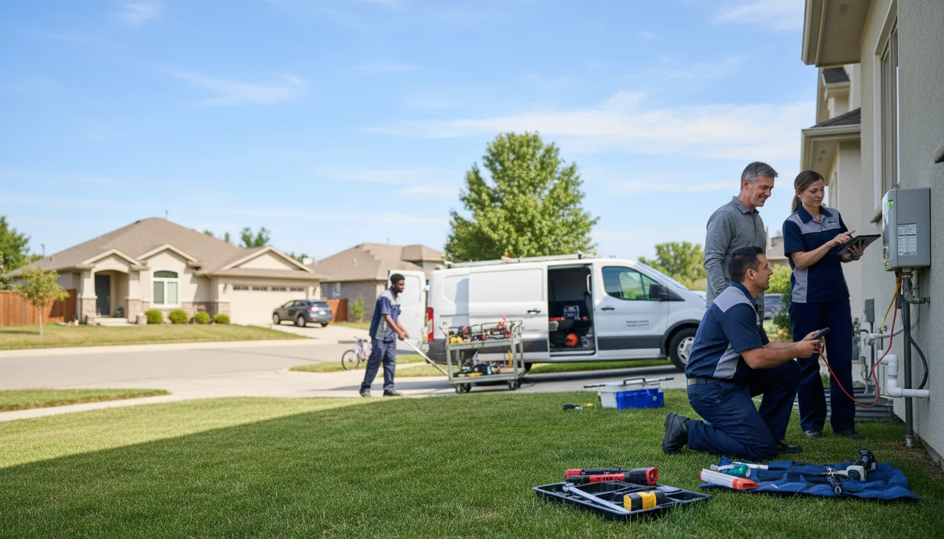 Tankless water heater service in Croton, OH